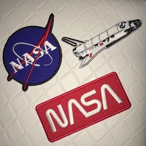 NASA Iron on Patch Set